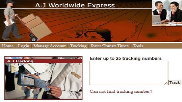 AJ Worldwide UK Tracking